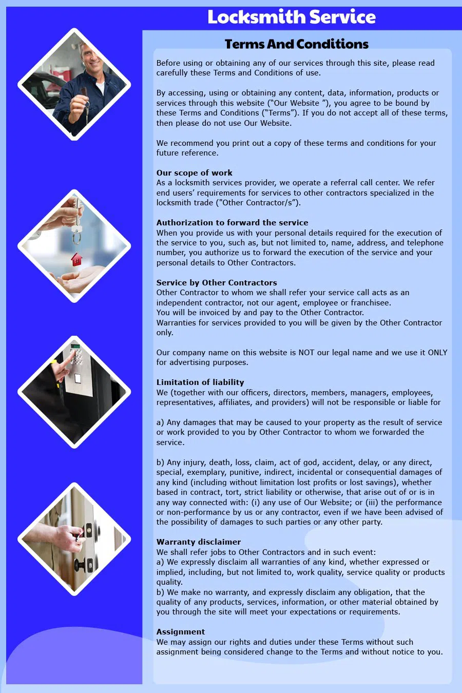 Miami Super Locksmith Miami, FL 305-894-9389 - TermsAndCondition-15